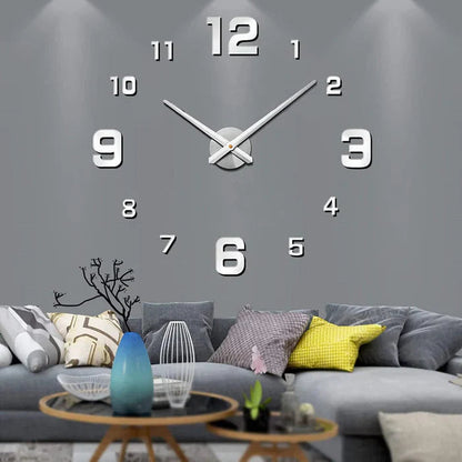 Quiet Modern Wall Clock Analog Home Decoration