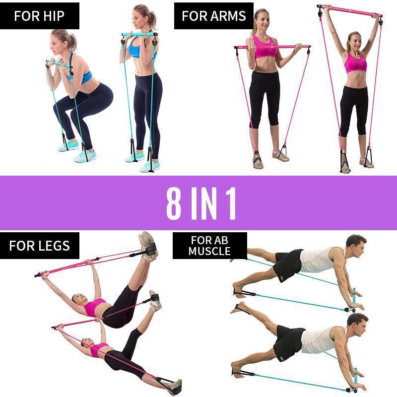 Compact Home Pilates Exercise Bar - Halri