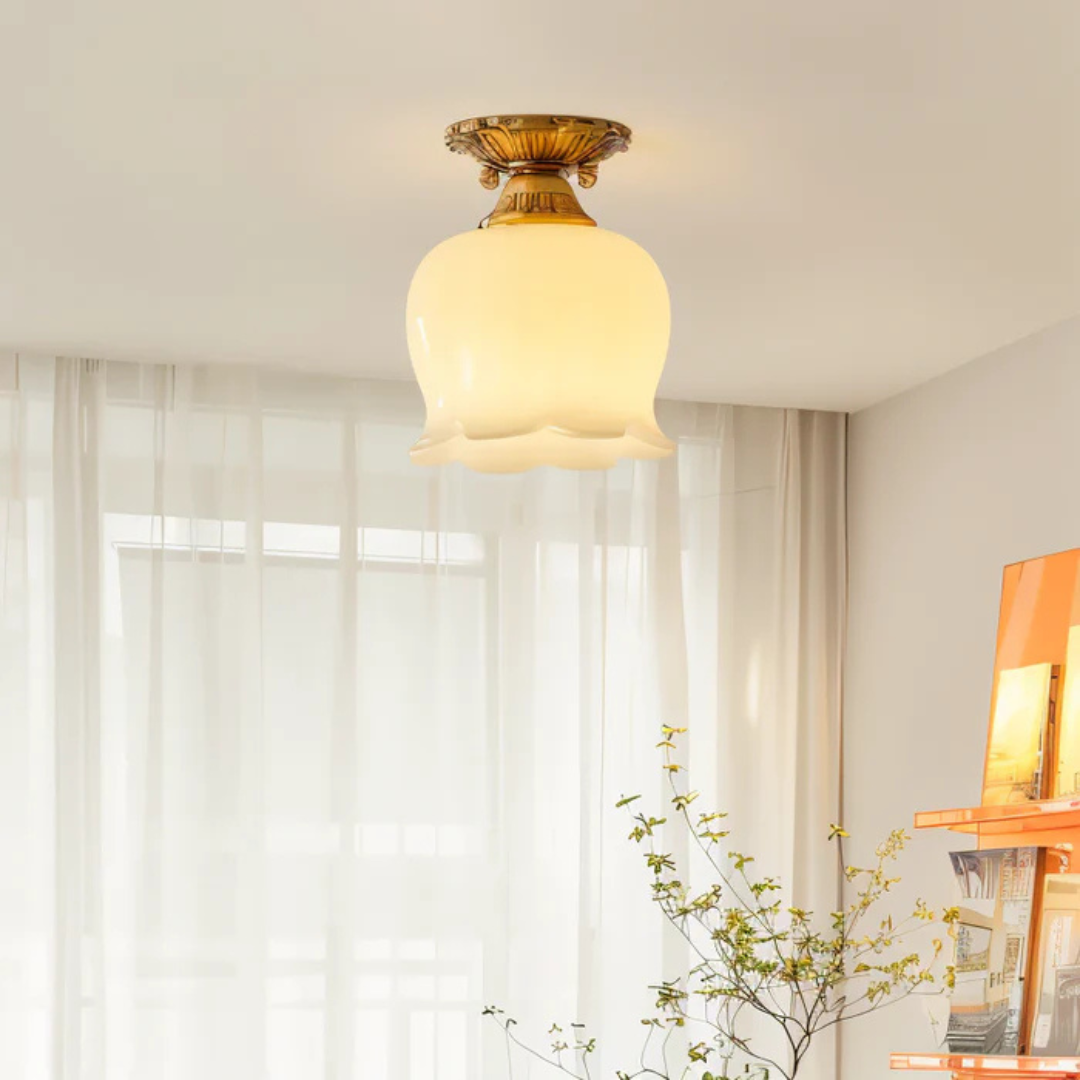 Classic Floral Hanging Light - Halri