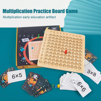 Learning Wooden Math Multiplication Board - Halri