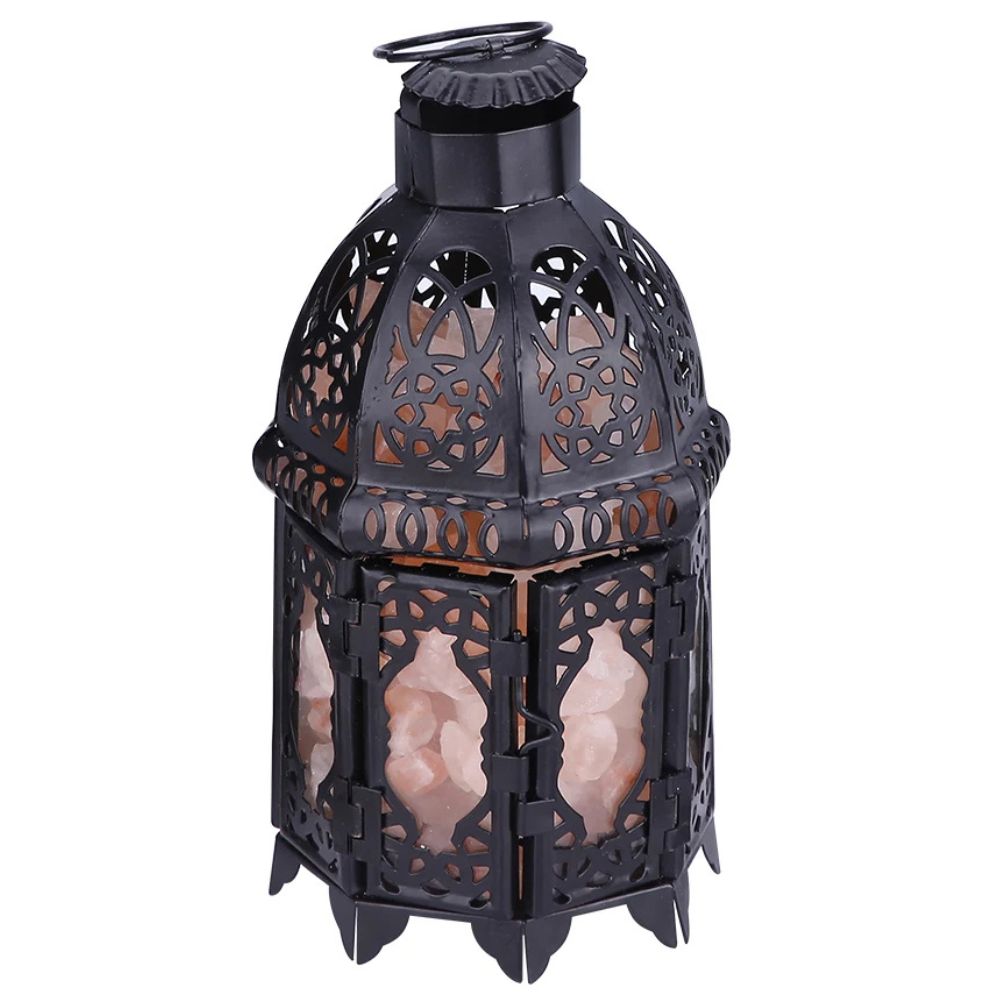 Rustic Metal Himalayan Salt Lamp