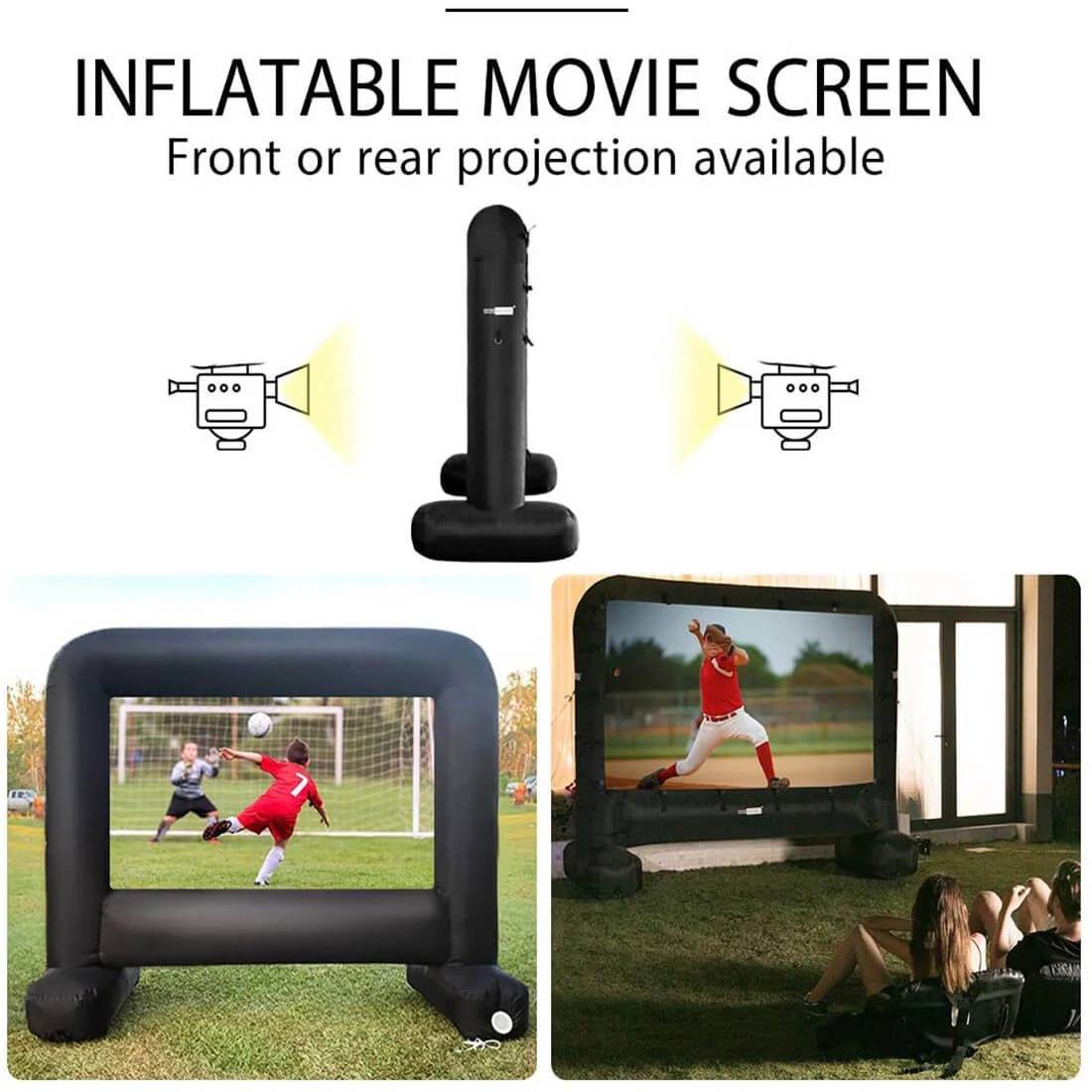 Big Backyard Movie Projector Kit with 120-Inch Screen