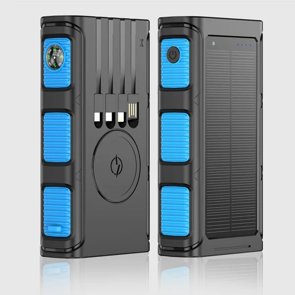 Compact Solar Charged Power Bank