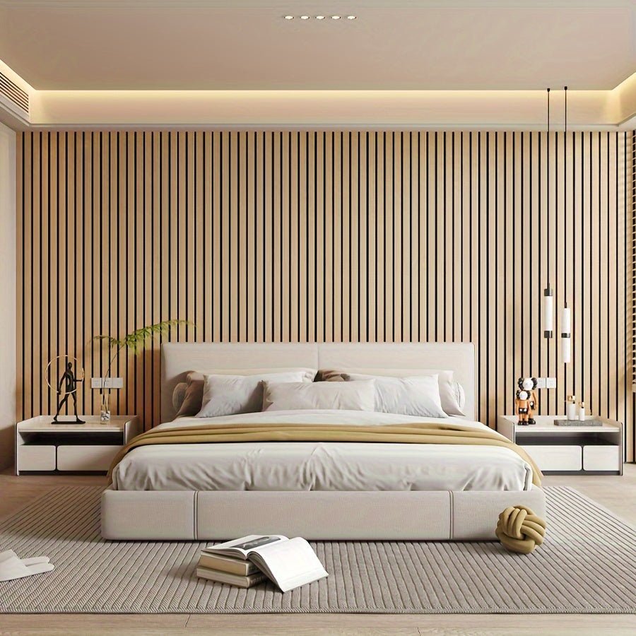 Sticky Wood Effect 3D Wall Panels For Home Decor - Halri
