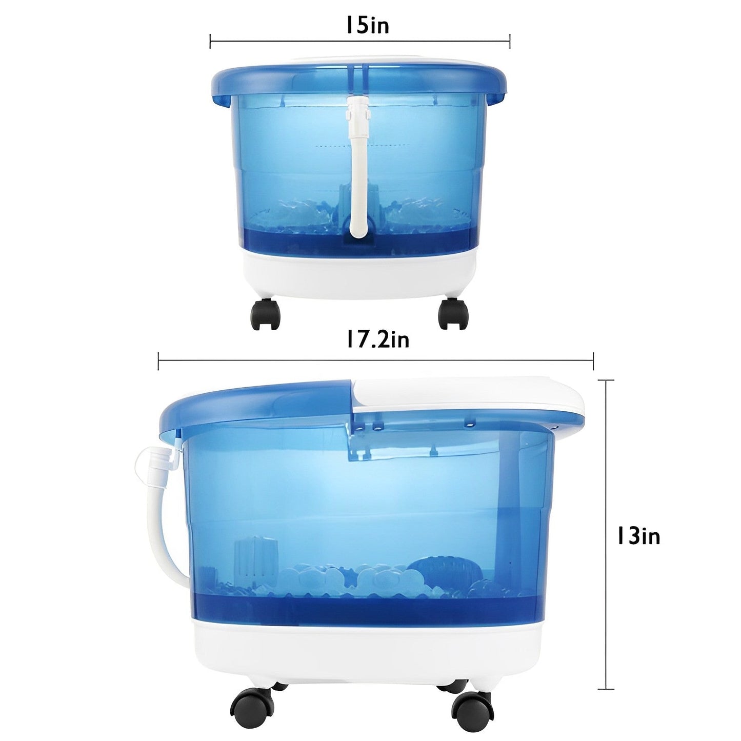 Warm Water Foot Spa Massager with Rolling Nodes