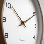 Rustic Wooden Wall Clock