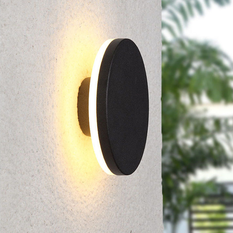 Slim Outdoor LED Wall Light Up Down Exterior Lamp