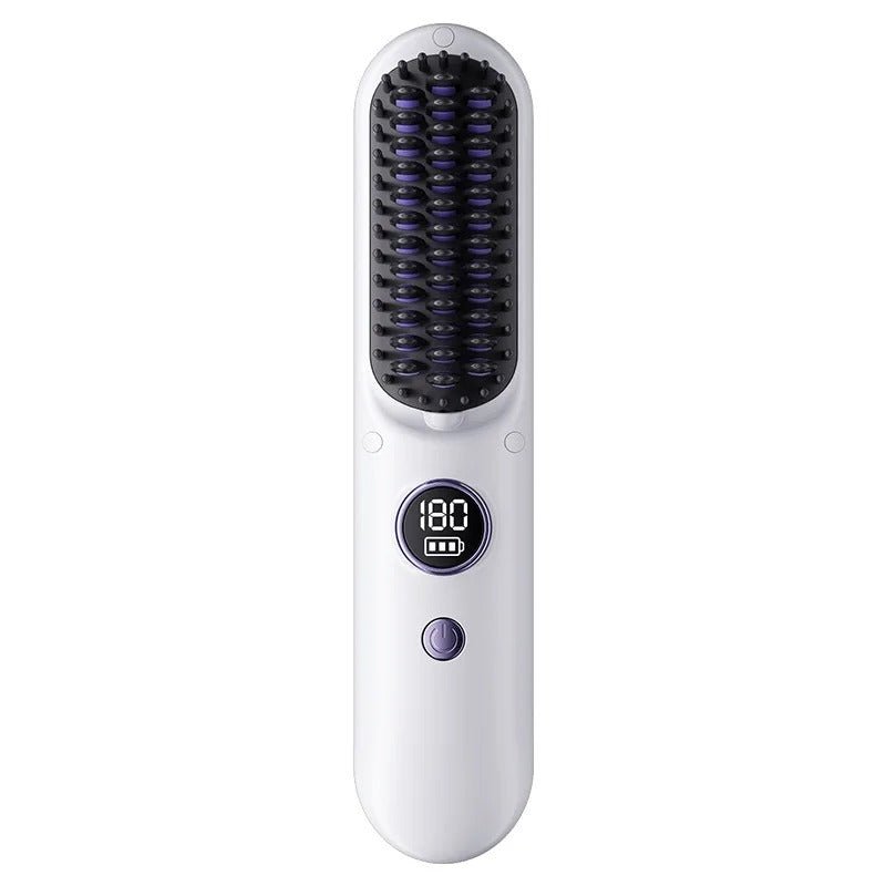 Portable Hair Straightener Brush for Women Travel