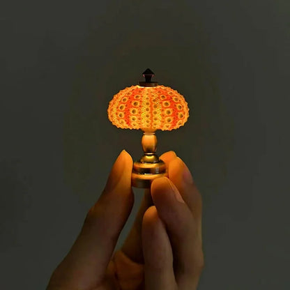 Rustic Coastal Desk Lamp with Seashell Shade - Halri