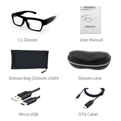 Ultra HD Video Camera Glasses