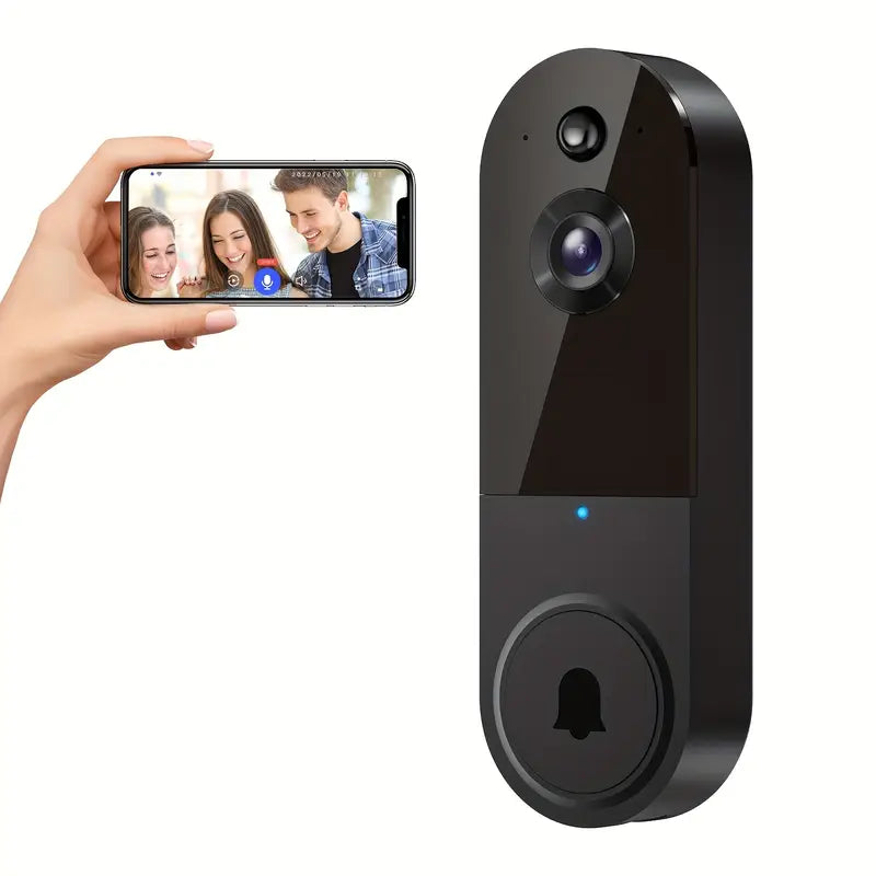Wireless HD Security Doorbell with Motion Detection & Night View - Halri