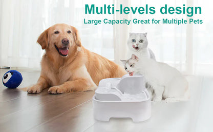 Automatic Water Fountain for Cats and Dogs