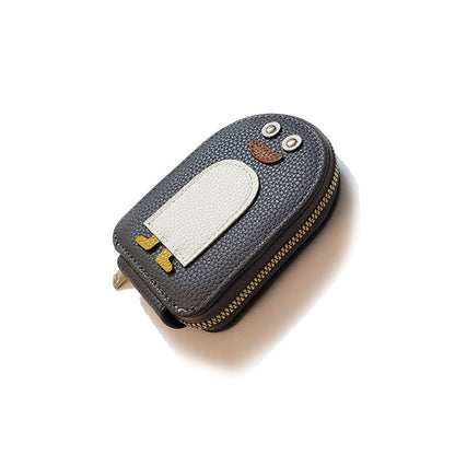 Adorable Penguin Leather Card Holder Wallet