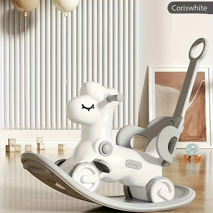 2-in-1 Baby Rocking Horse Balance Bike - Fun Safe Rider