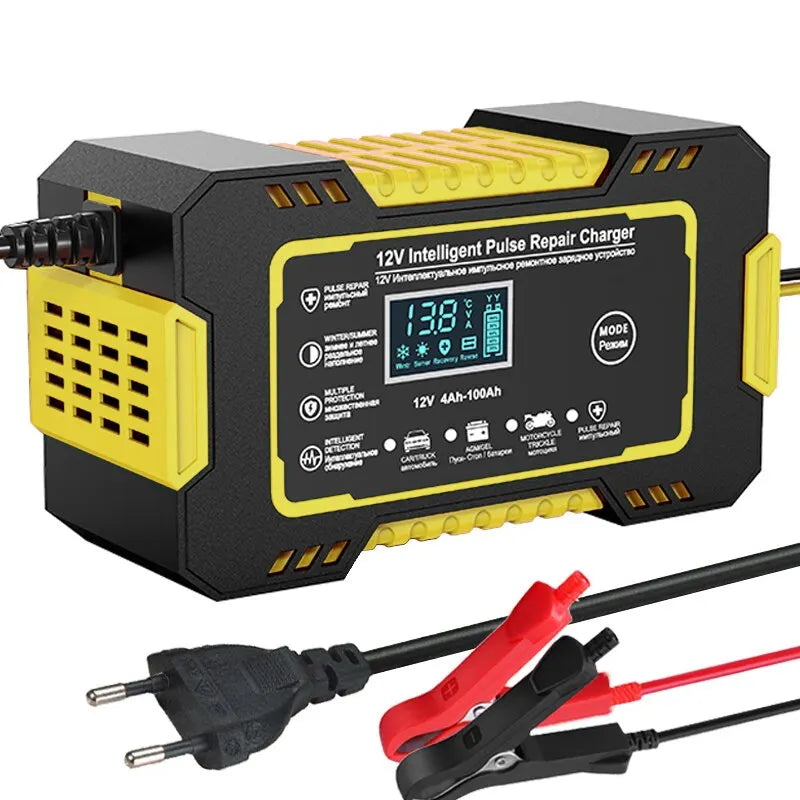 Advanced 12V Car Battery Charger with Fast Charging - Halri