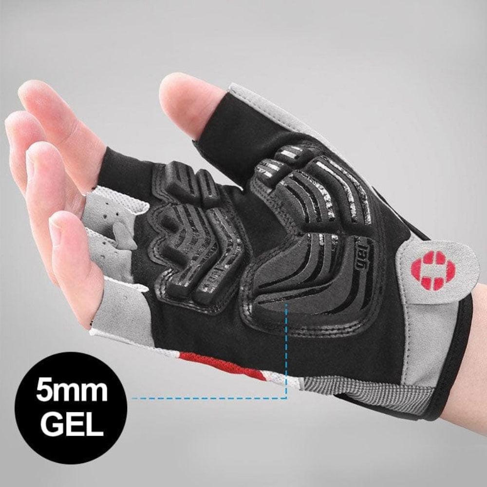 Comfortable Gel Padded Bike Gloves for Men and Women - Halri