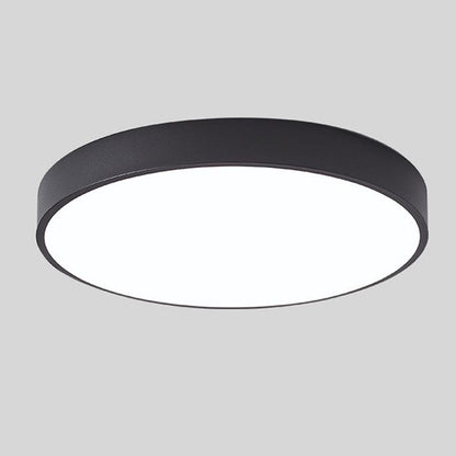 Simple Round LED Ceiling Fixture Slim Flush Mount