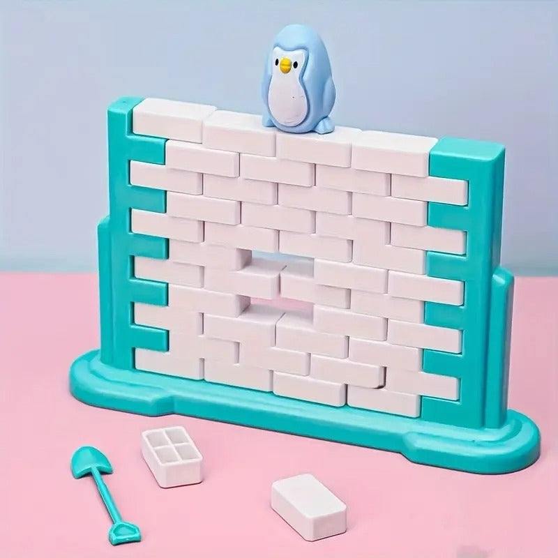 3PCS Penguin Trap Game with Fun and Safe Play Builds Logic, Hand-Eye Coordination, Easy Assembly for Kids Ages 3+