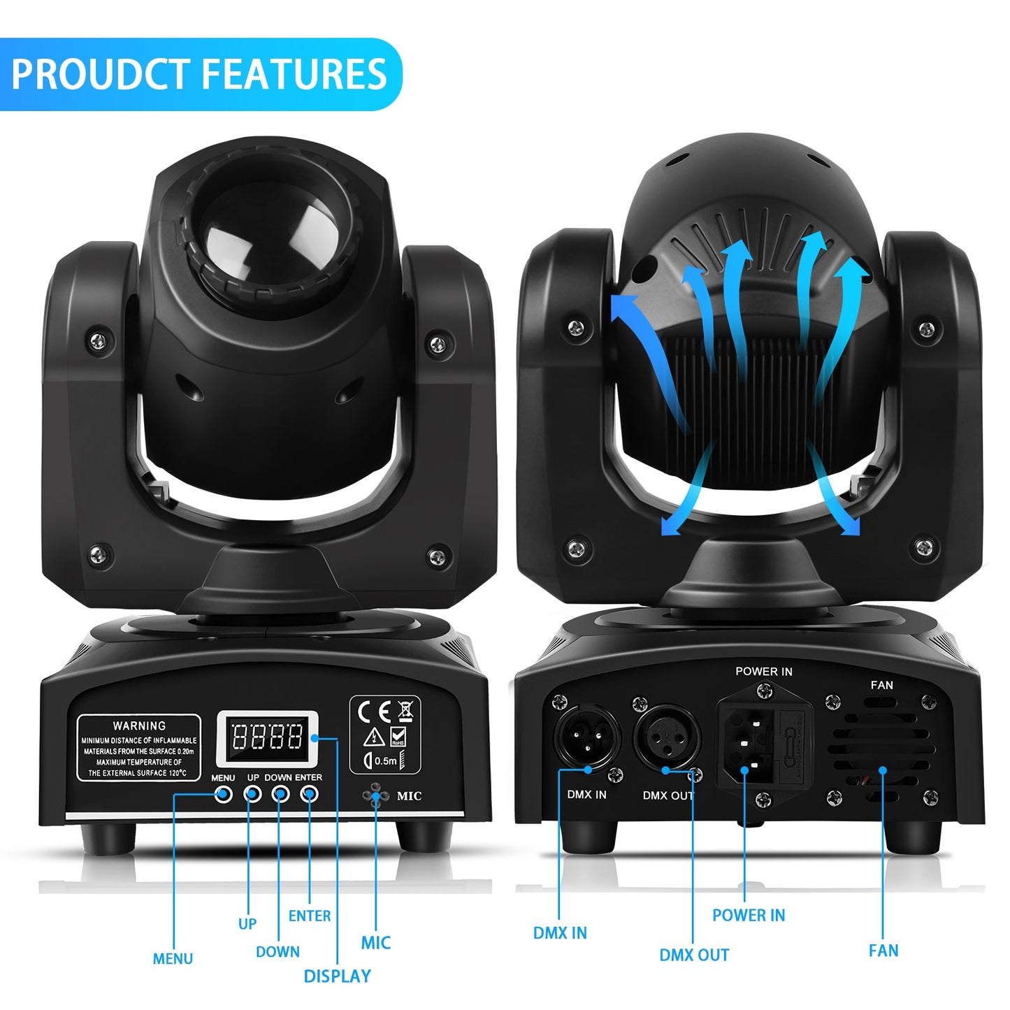 Automated Stage Lighting Fixtures