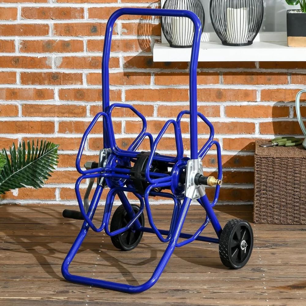 Easy Roll Up Water Hose Storage Cart - Halri