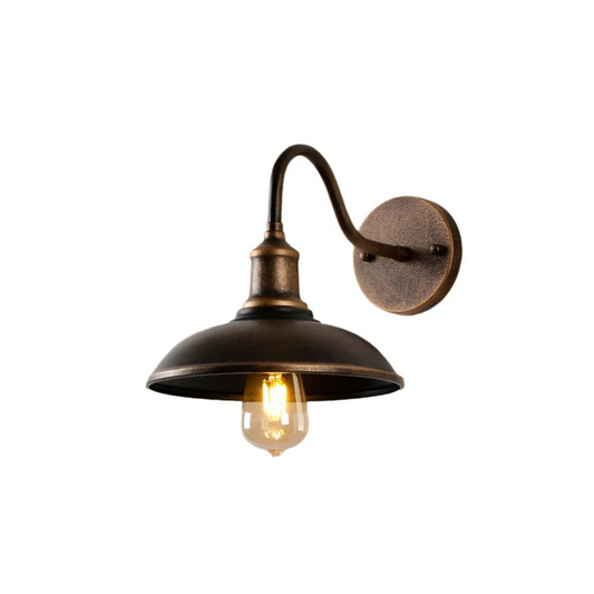 Vintage Brass Weatherproof Outdoor Wall Light - Halri