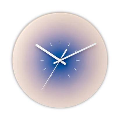 Stylish Round Glass Wall Clock