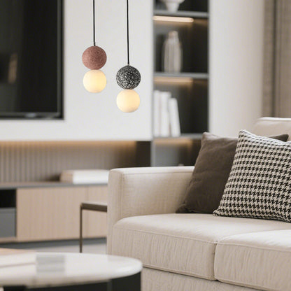 Glarefusion Nordic Modern Simple Terrazzo Chandelier