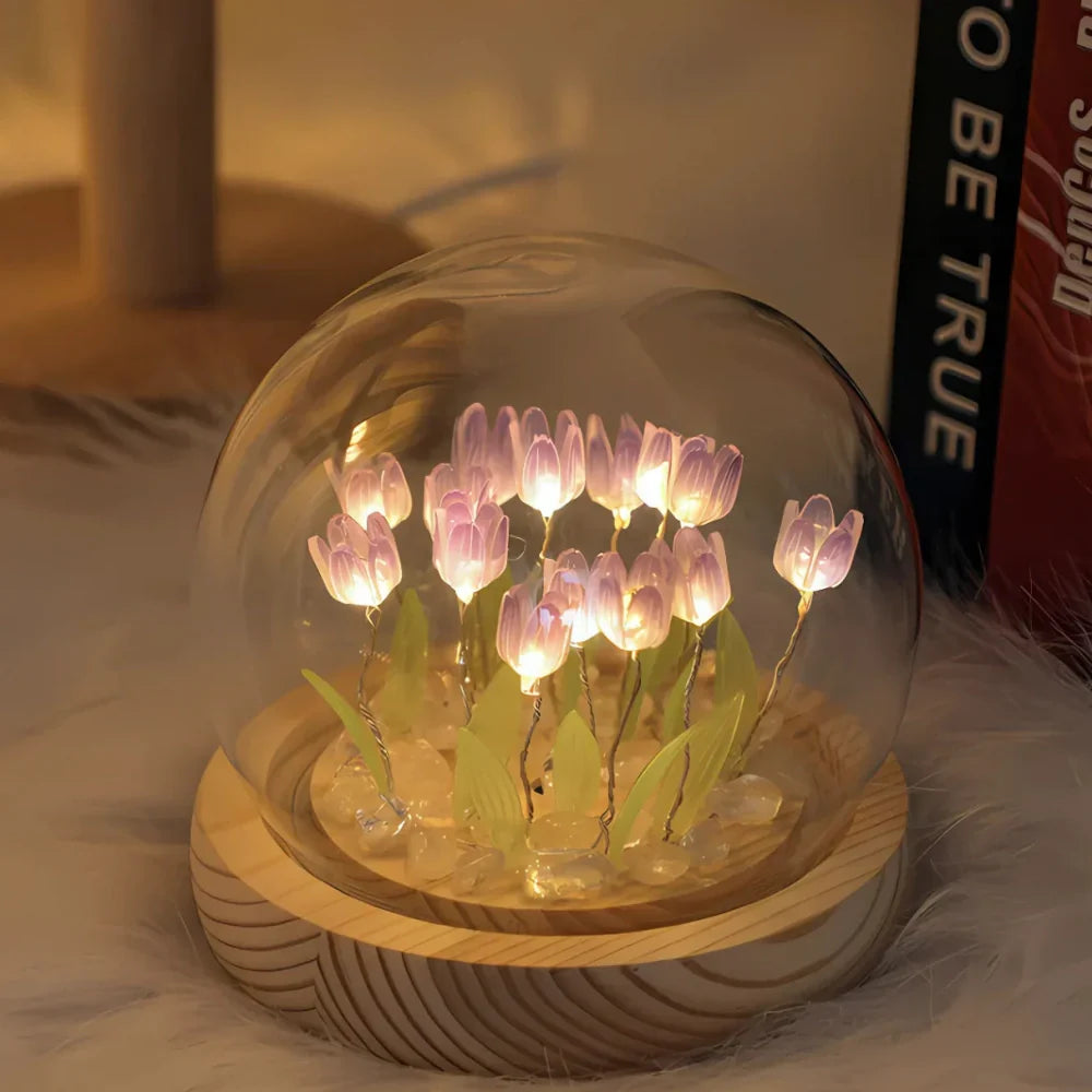 Beautiful Floral Tulip Lamp