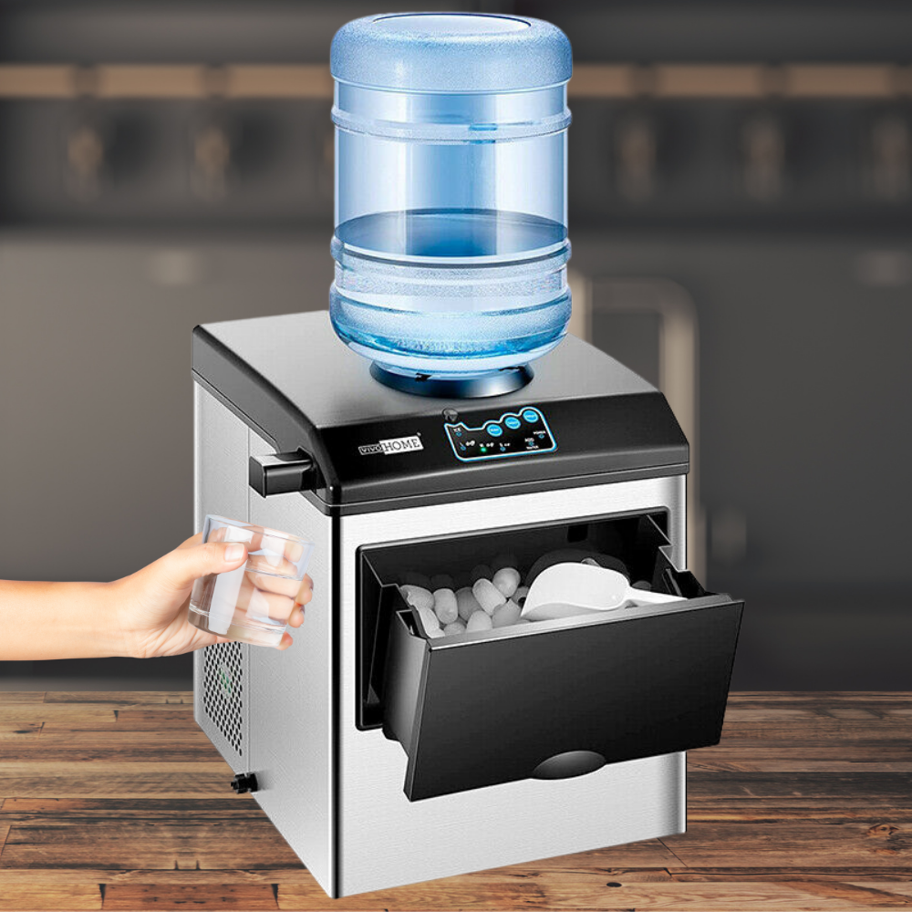 Compact Dual Function Ice Maker Machine - Halri