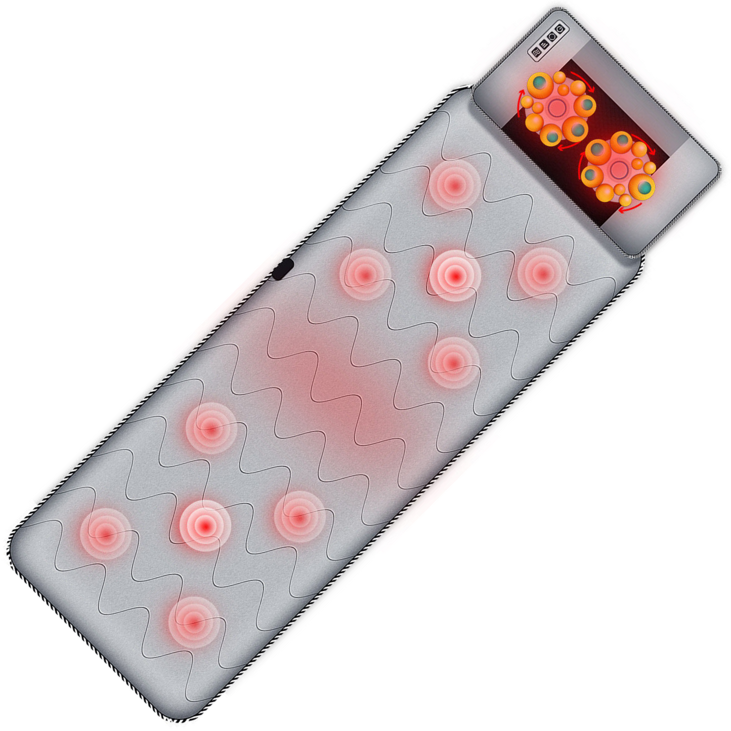 Warm Electric Massage Bed Mat - Compact Folding Massage Pad