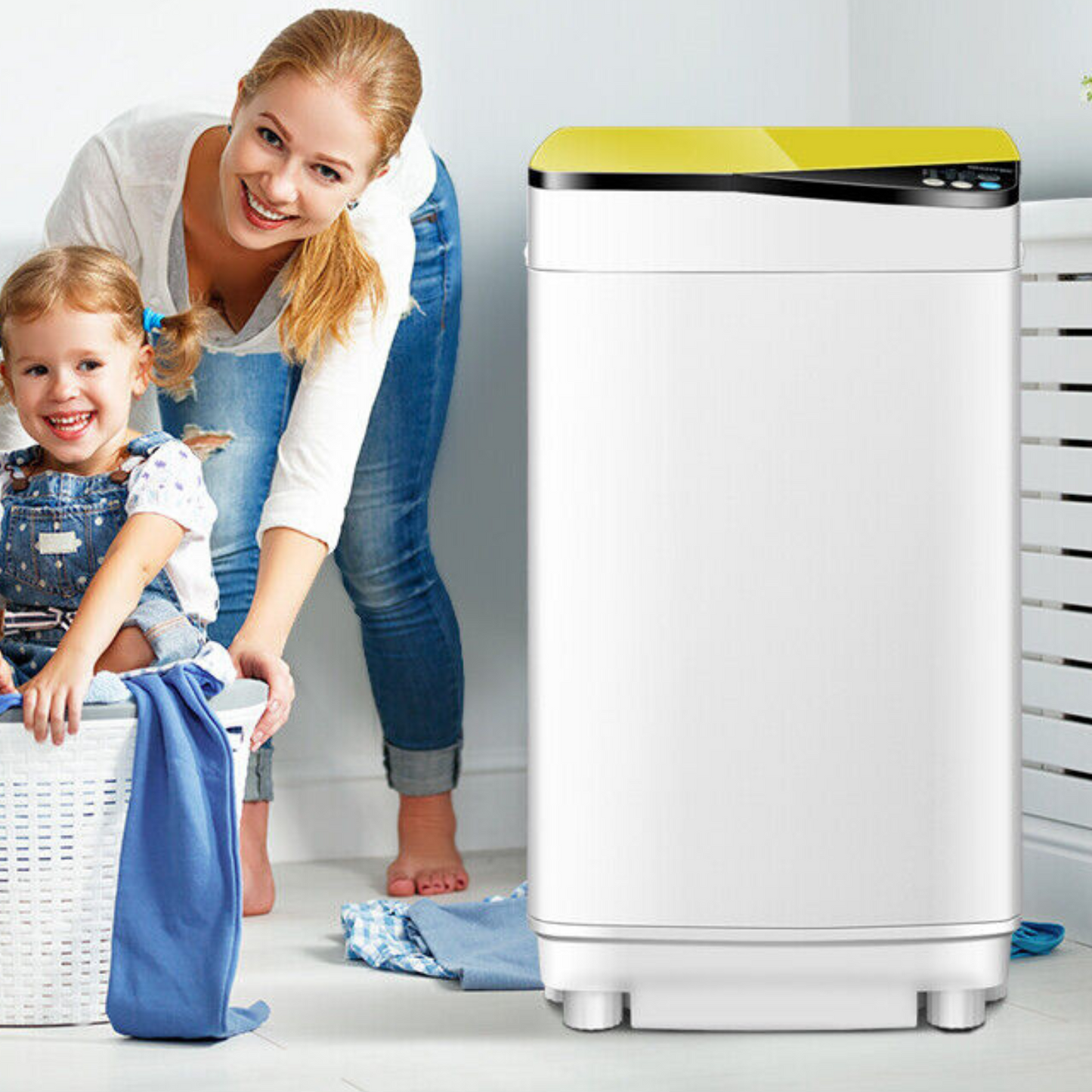 Compact Space Saving Mini Washer Machine