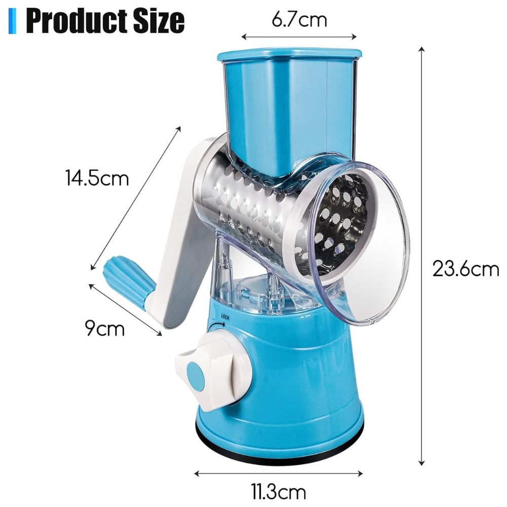 Easy Manual Parmesan Cheese Grater Shredder