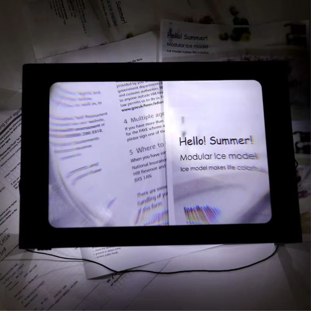 Portable LED Magnifying Glass with Light