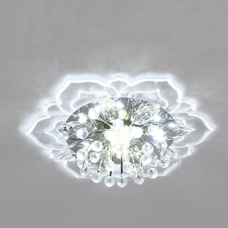 Colorful LED Floral Ceiling Lamp