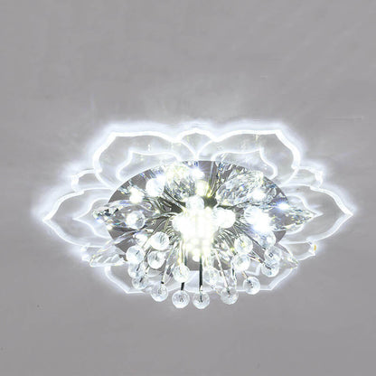 Colorful LED Floral Ceiling Lamp