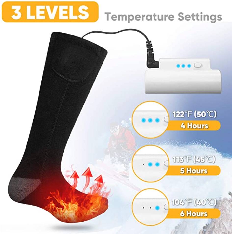 Warm Thermal Battery Socks
