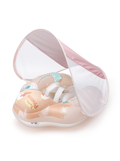 Baby Pool Float with Sunshade - Inflatable Swim Helper