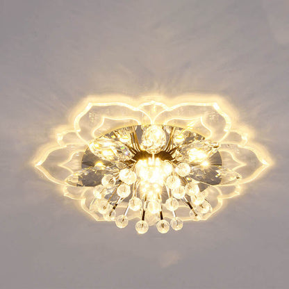 Colorful LED Floral Ceiling Lamp