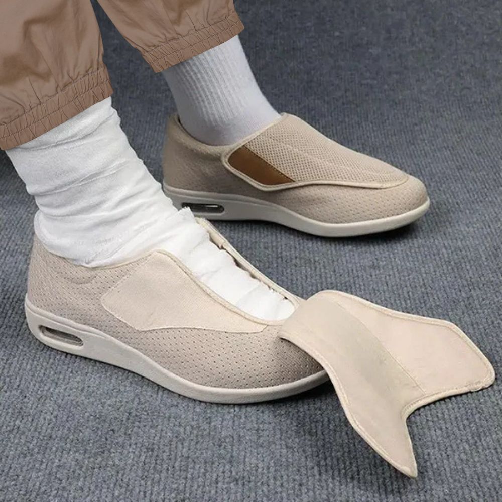 Ultra Comfort Wide Fit Walking Shoes - Soft Cushioning - Halri