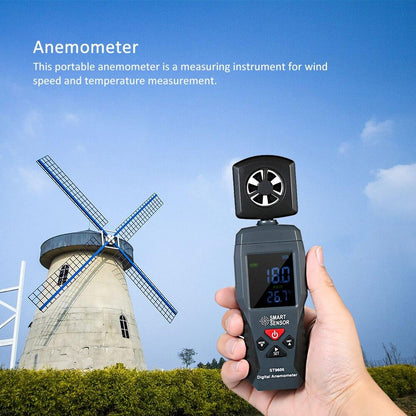 Handheld Anemometer Wind Speed Meter