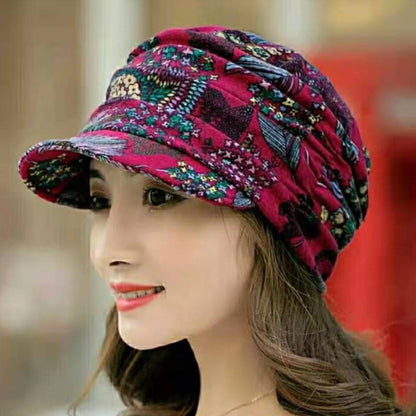 Halri | Cute Flower Folded Baseball Cap - Halri