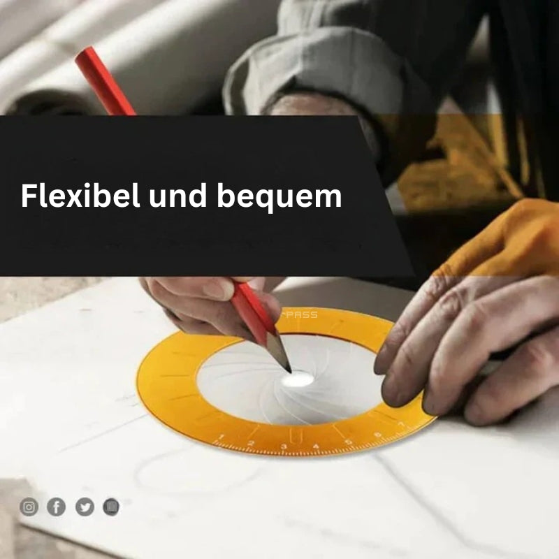 Easy Circle Drawing Compass Tool