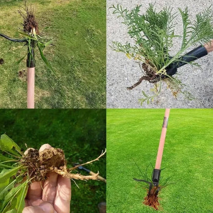 Easy Grip Long Handled Garden Weed Remover Tool