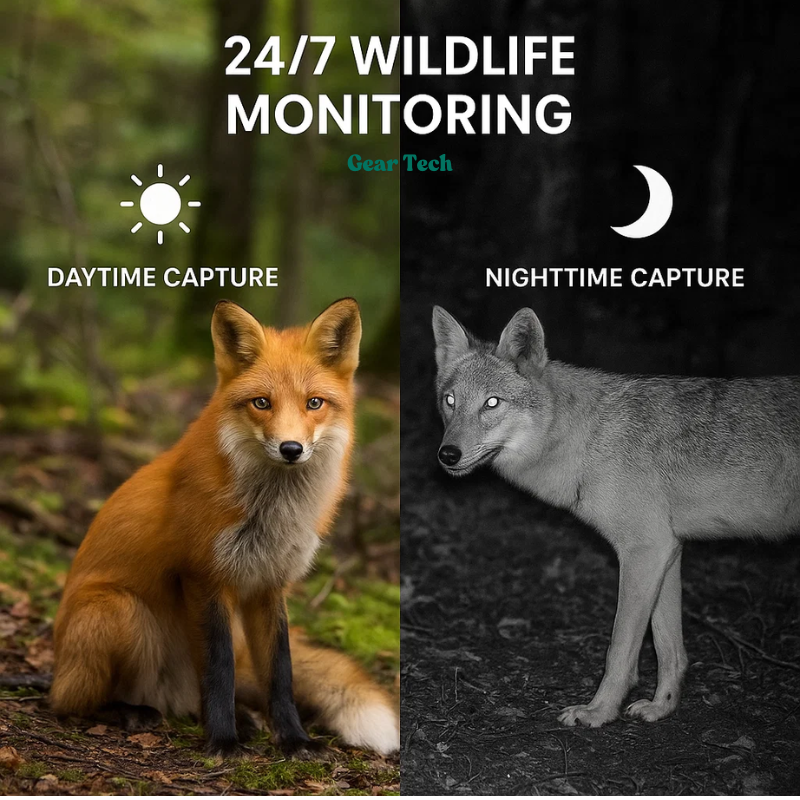 High Resolution Wildlife Camera 16MP 1080P