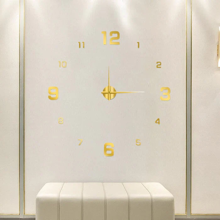 Quiet Modern Wall Clock Analog Home Decoration