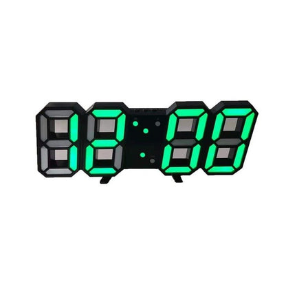 Sleek 3D LED Wall Clock with Dimmer