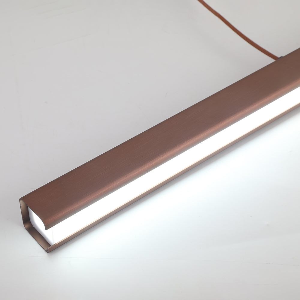 Simple Linear Pendant Light Modern Adjustable Ceiling Lamp