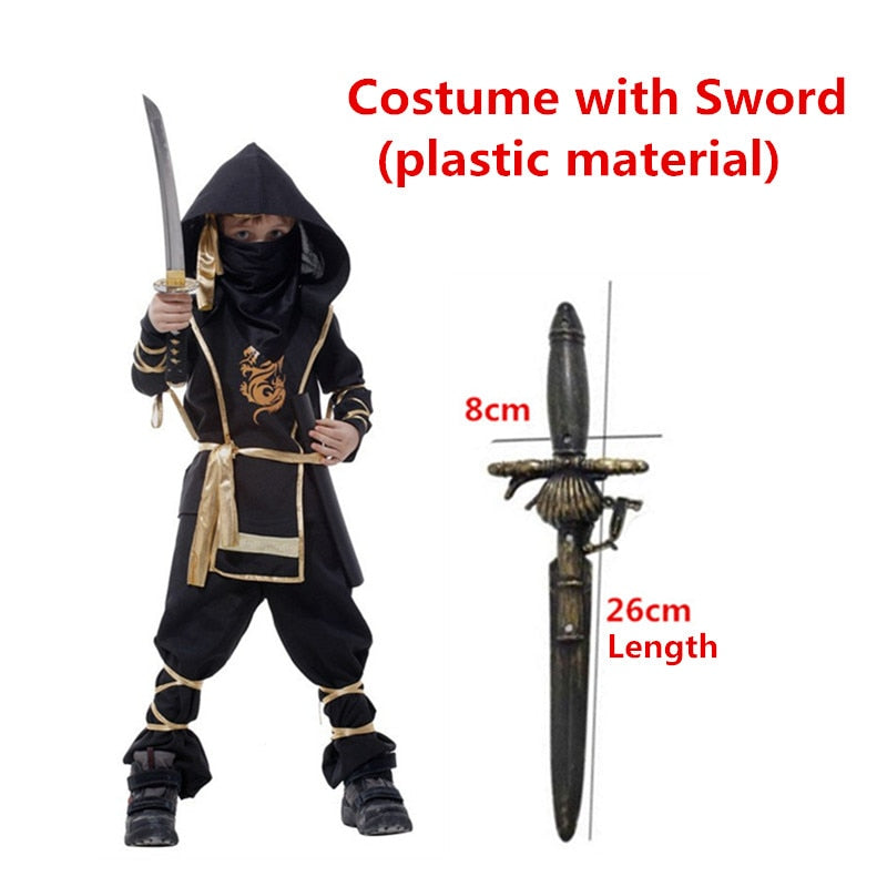 Kids Ninja Halloween Outfit Set