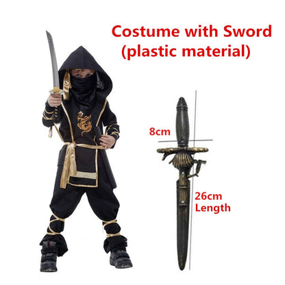 Kids Ninja Halloween Outfit Set