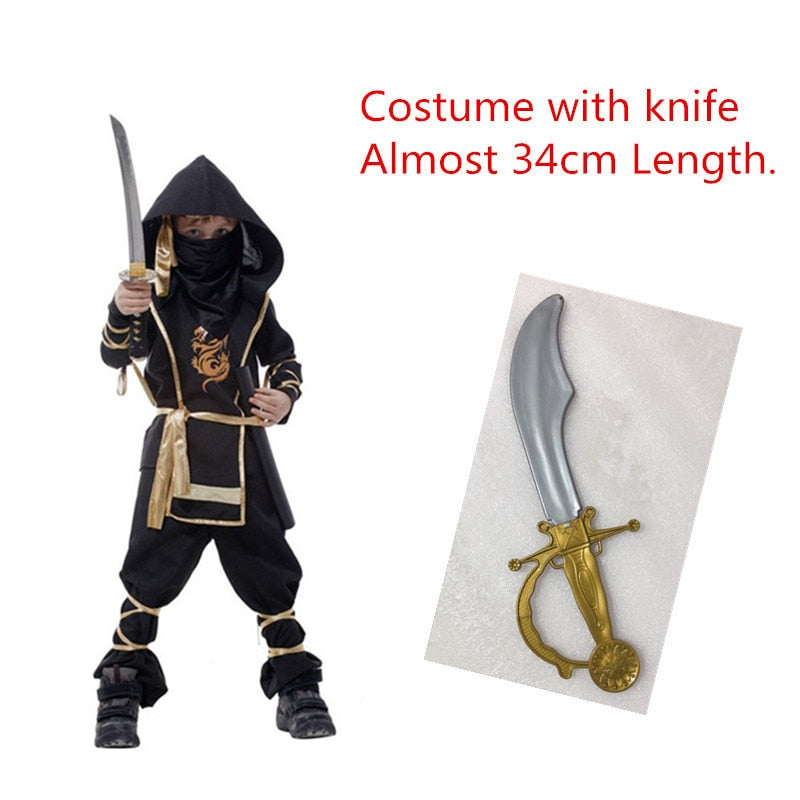 Kids Ninja Halloween Outfit Set